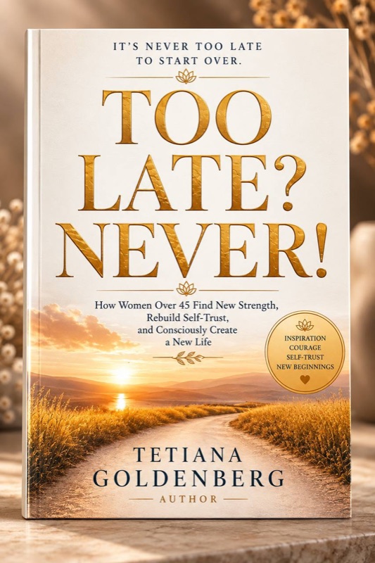 Too Late? Never! — English